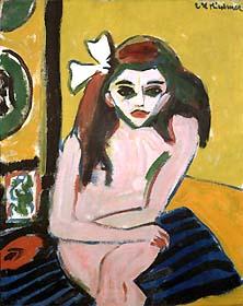 Ernst Ludwig Kirchner Marzella Sweden oil painting art